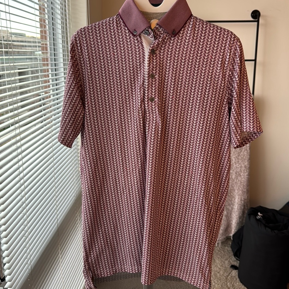 Greyson Printed Golf Polo